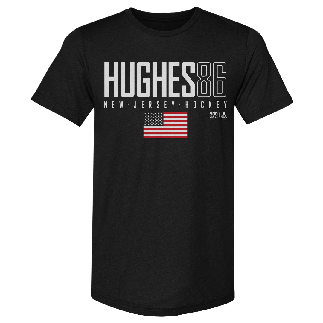 Jack Hughes Men's Premium T-Shirt | 500 LEVEL