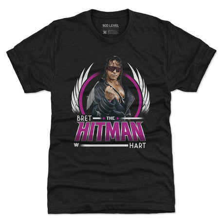 Bret Hart Men's Premium T-Shirt | 500 LEVEL
