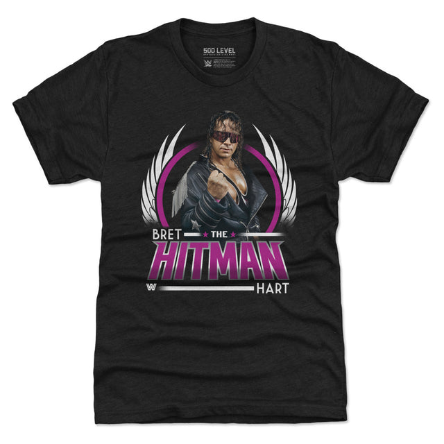 Bret Hart Men's Premium T-Shirt | 500 LEVEL