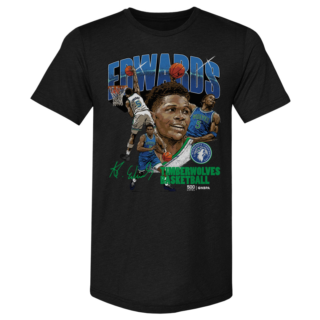 Anthony Edwards Men's Premium T-Shirt | 500 LEVEL