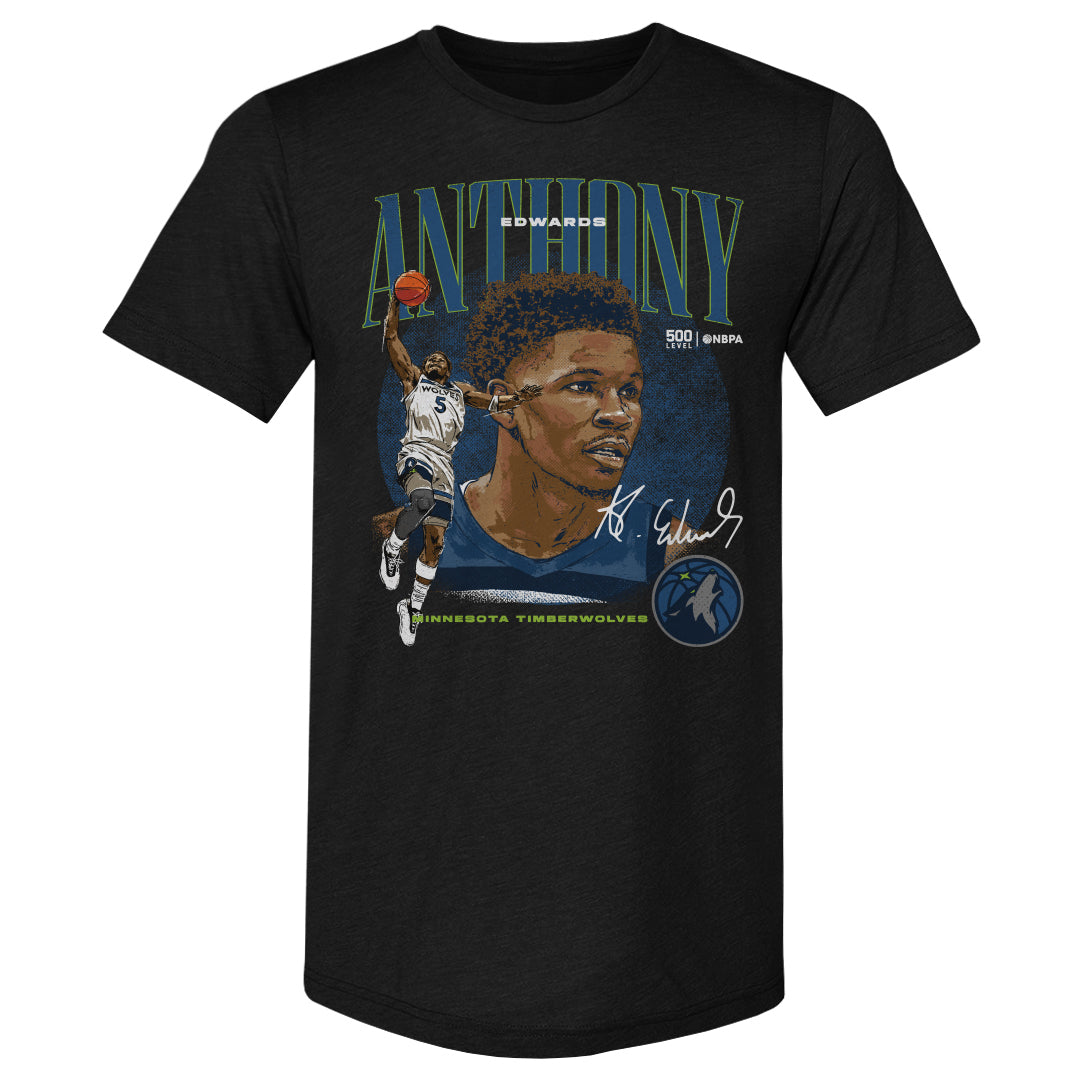 Anthony Edwards Men's Premium T-Shirt | 500 LEVEL