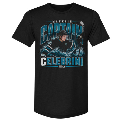 Macklin Celebrini Men's Premium T-Shirt | 500 LEVEL