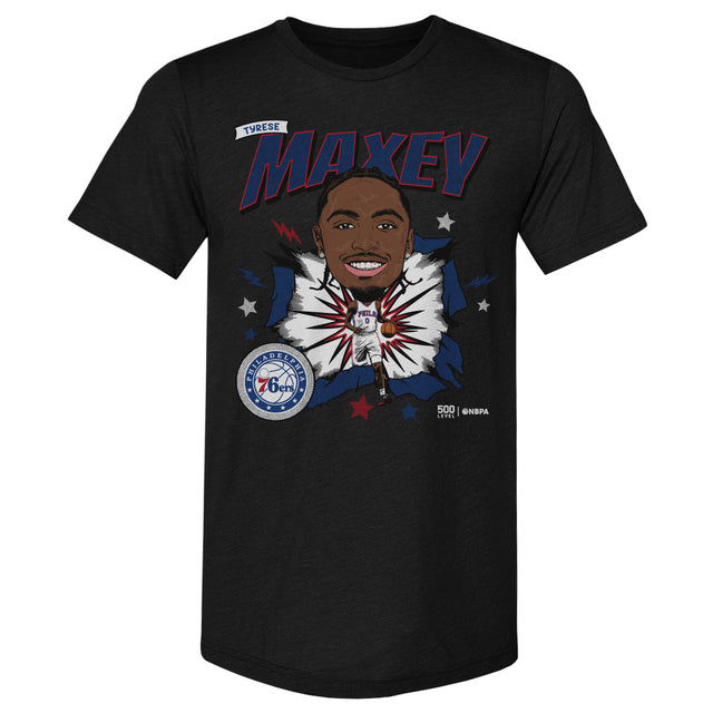Tyrese Maxey Men's Premium T-Shirt | 500 LEVEL