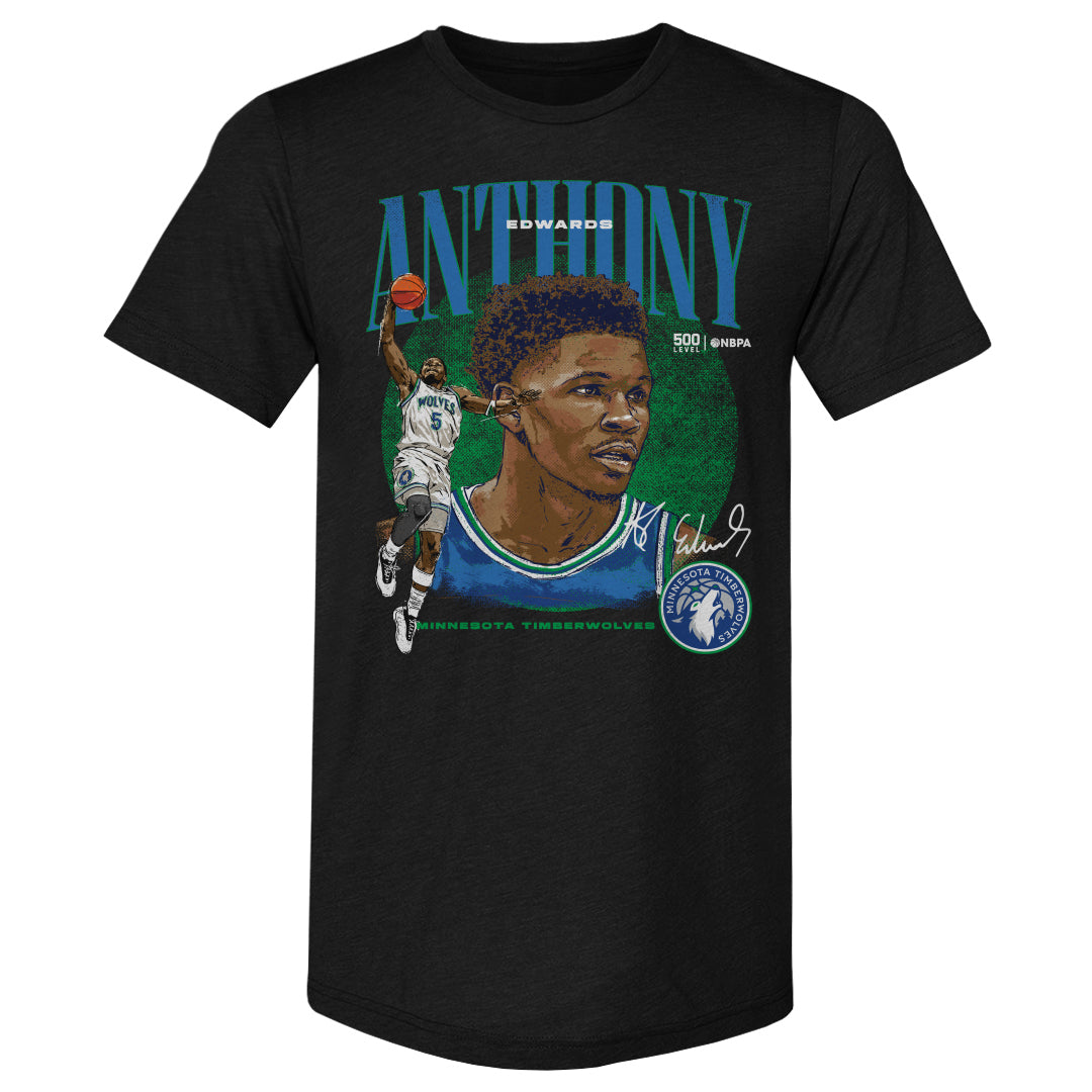 Anthony Edwards Men's Premium T-Shirt | 500 LEVEL