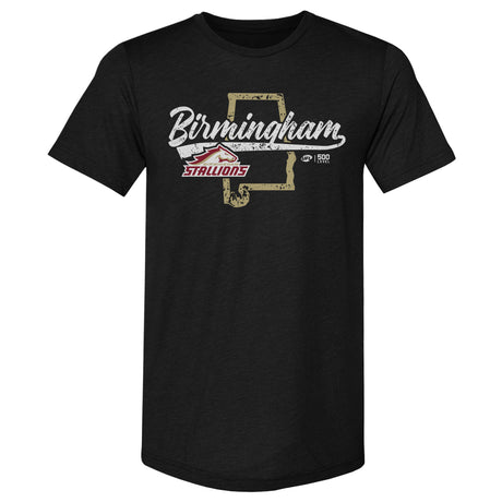 Birmingham Stallions Men's Premium T-Shirt | 500 LEVEL