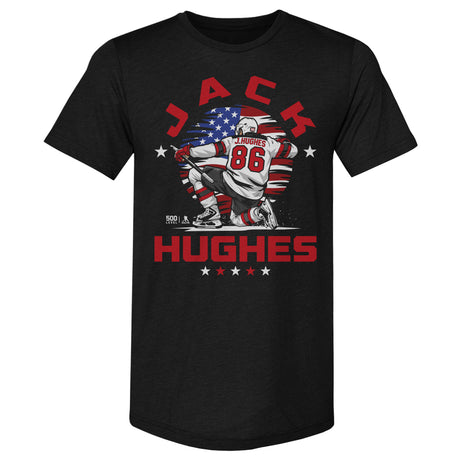 Jack Hughes Men's Premium T-Shirt | 500 LEVEL