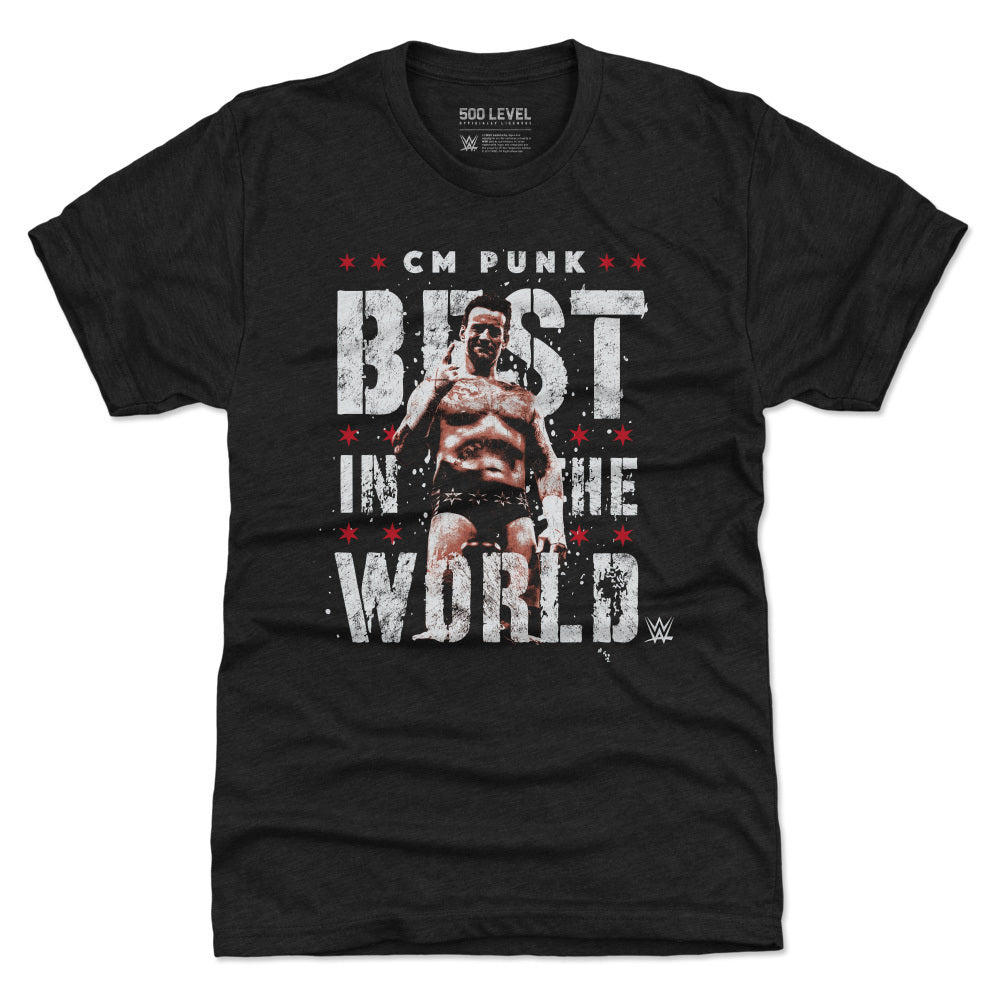 CM Punk Men's Premium T-Shirt | 500 LEVEL