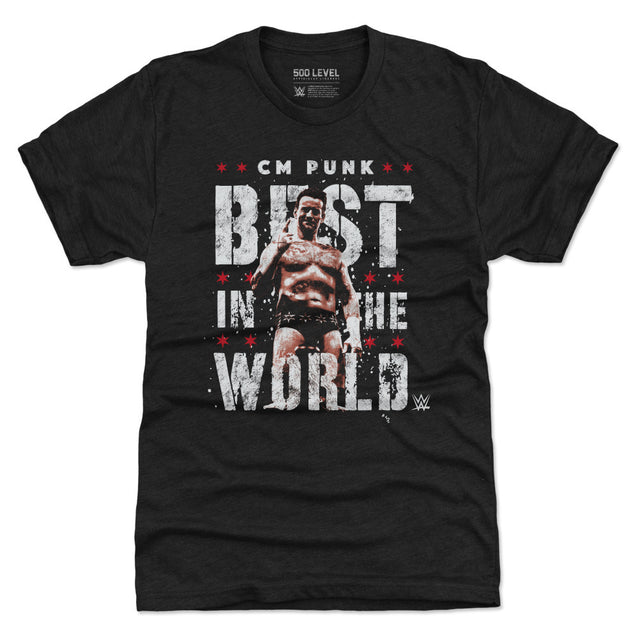 CM Punk Men's Premium T-Shirt | 500 LEVEL