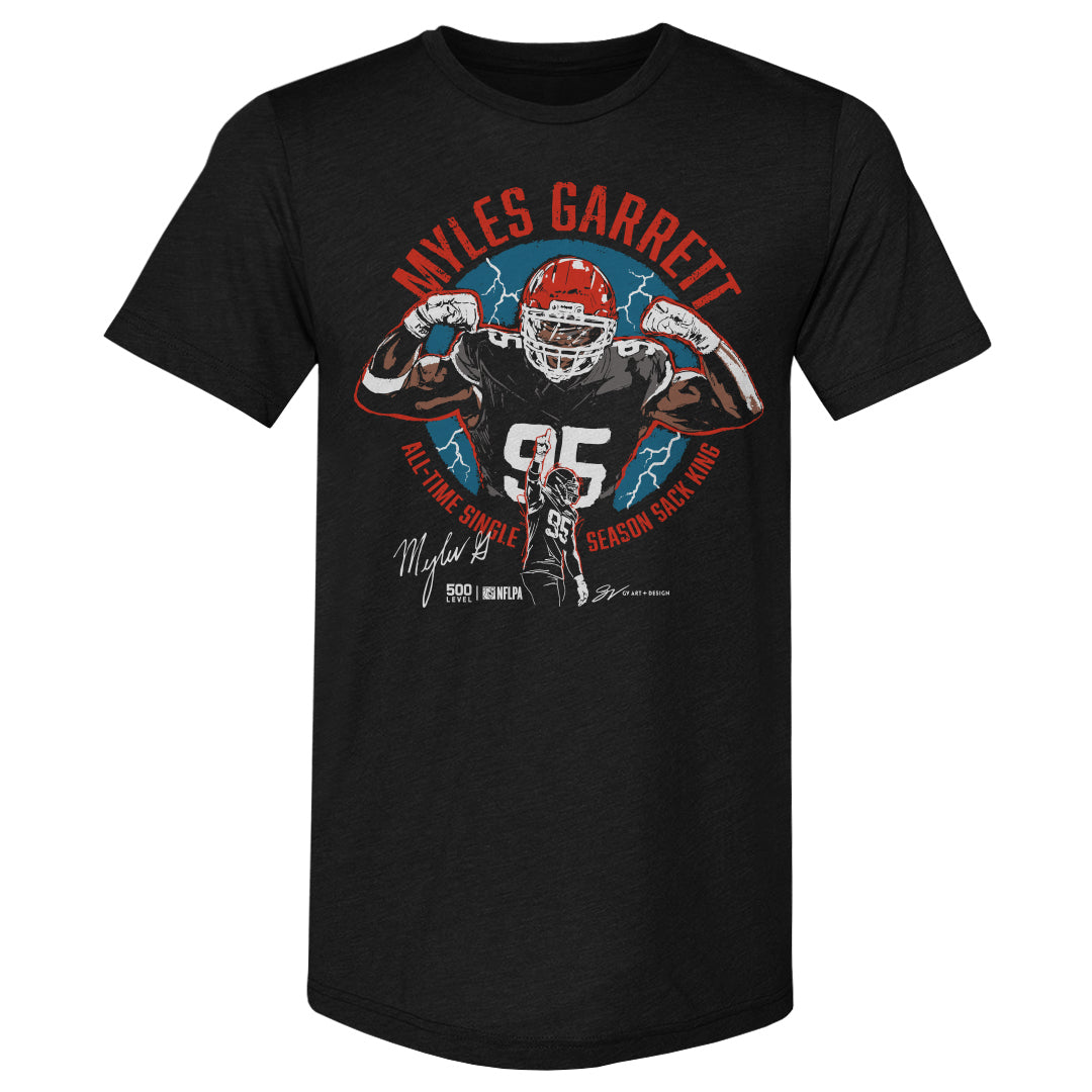 Myles Garrett Men's Premium T-Shirt | 500 LEVEL