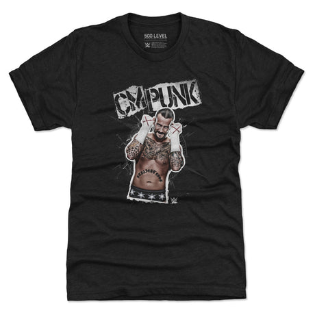 CM Punk Men's Premium T-Shirt | 500 LEVEL