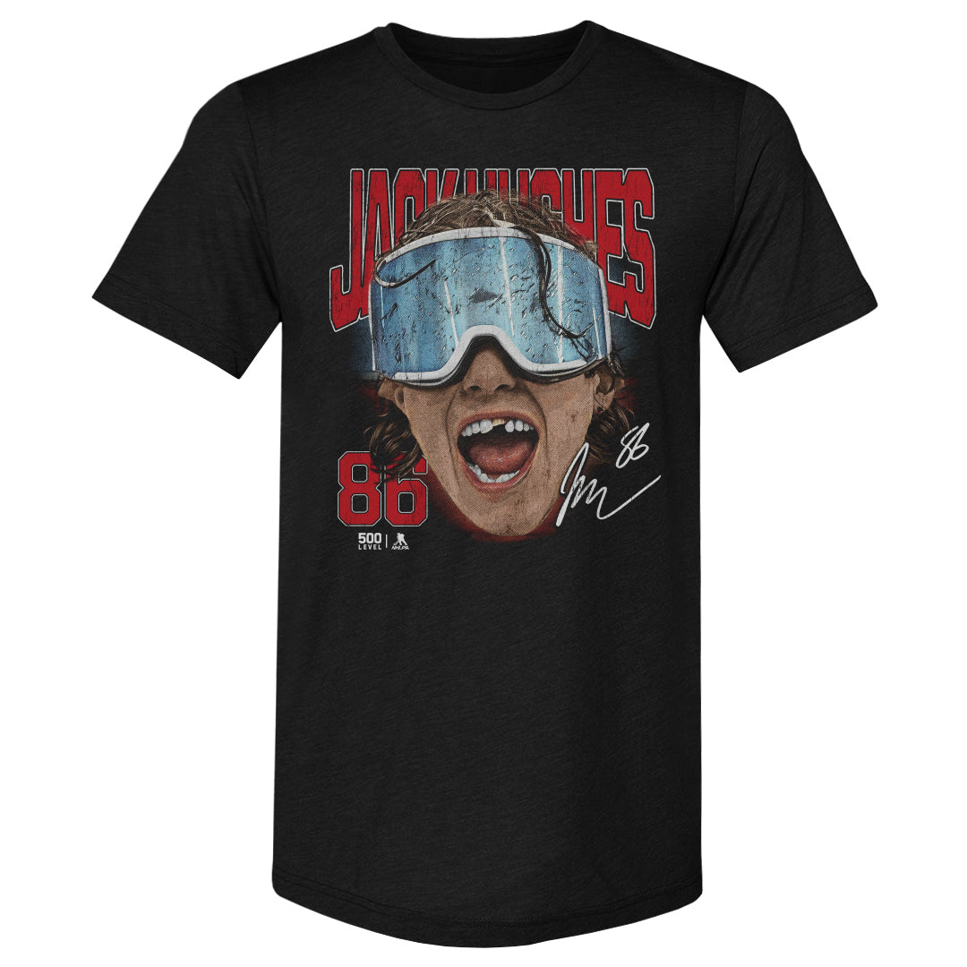 Jack Hughes Men's Premium T-Shirt | 500 LEVEL