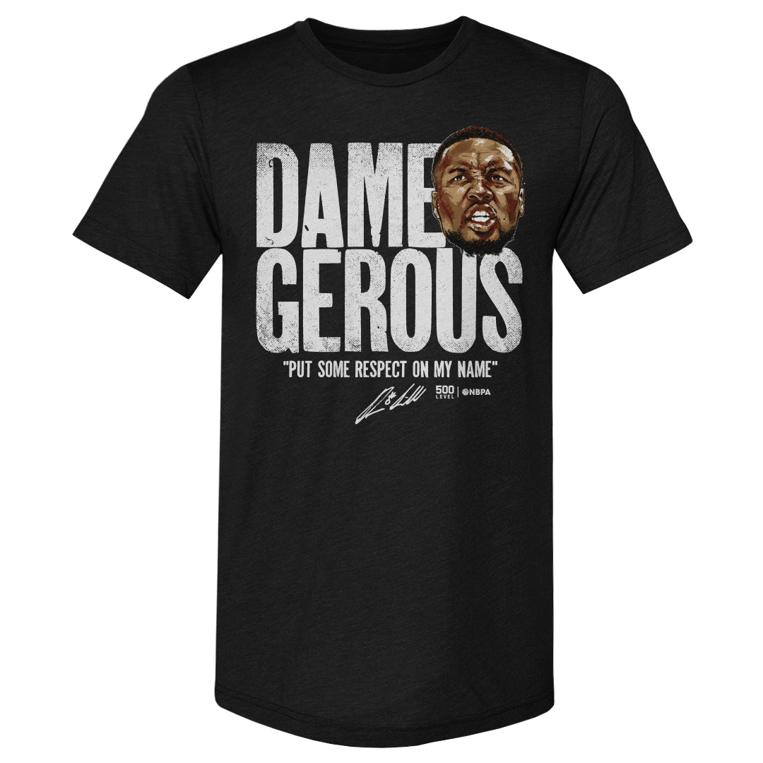 Damian Lillard Men's Premium T-Shirt | 500 LEVEL