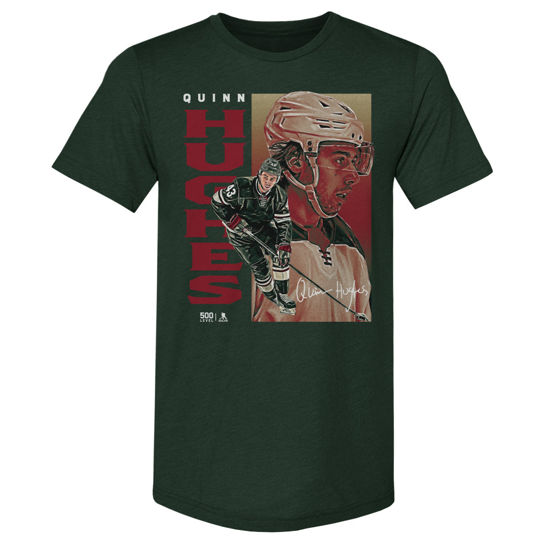 Quinn Hughes Men's Premium T-Shirt | 500 LEVEL