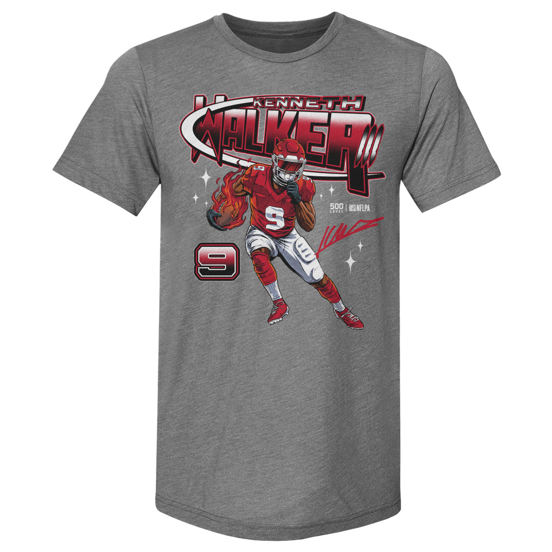 Kenneth Walker III Men's Premium T-Shirt | 500 LEVEL