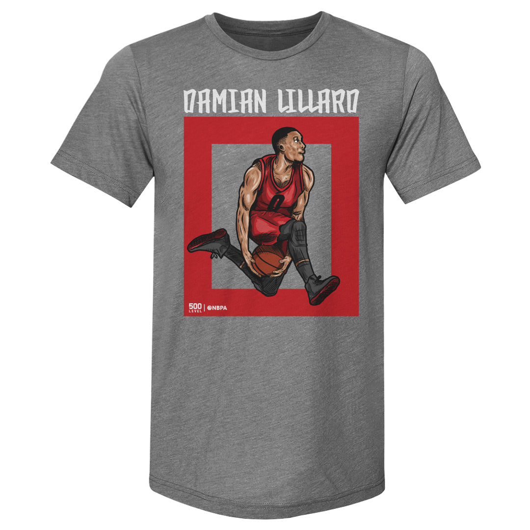 Damian Lillard Men's Premium T-Shirt | 500 LEVEL