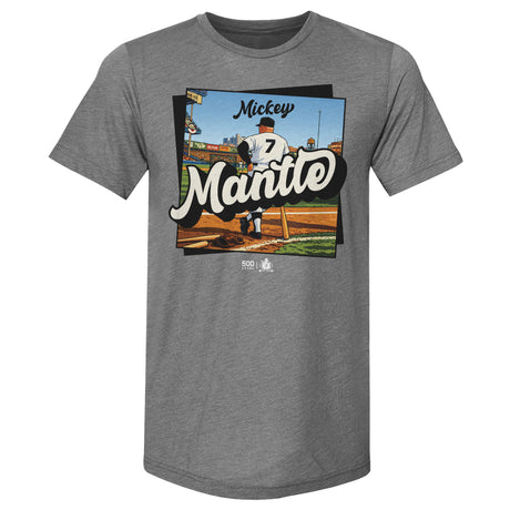 Mickey Mantle Men's Premium T-Shirt | 500 LEVEL