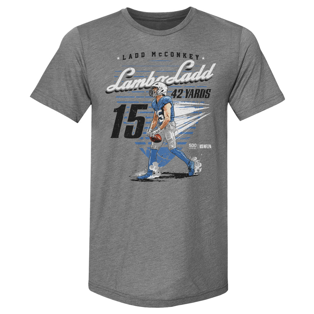 Ladd McConkey Men's Premium T-Shirt | 500 LEVEL