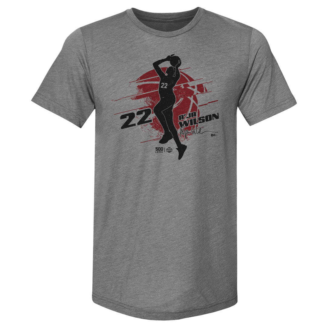 A'ja Wilson Men's Premium T-Shirt | 500 LEVEL