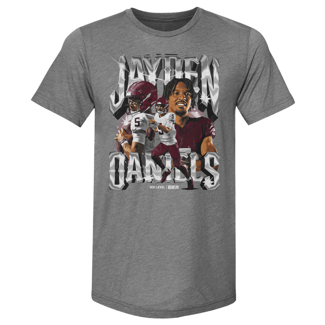 Jayden Daniels Men's Premium T-Shirt | 500 LEVEL
