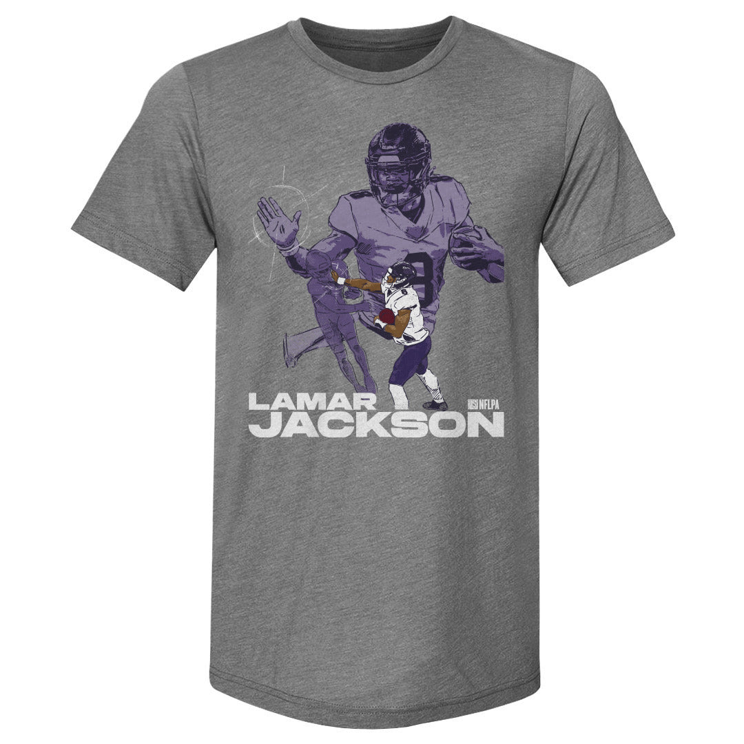 Lamar Jackson Men's Premium T-Shirt | 500 LEVEL