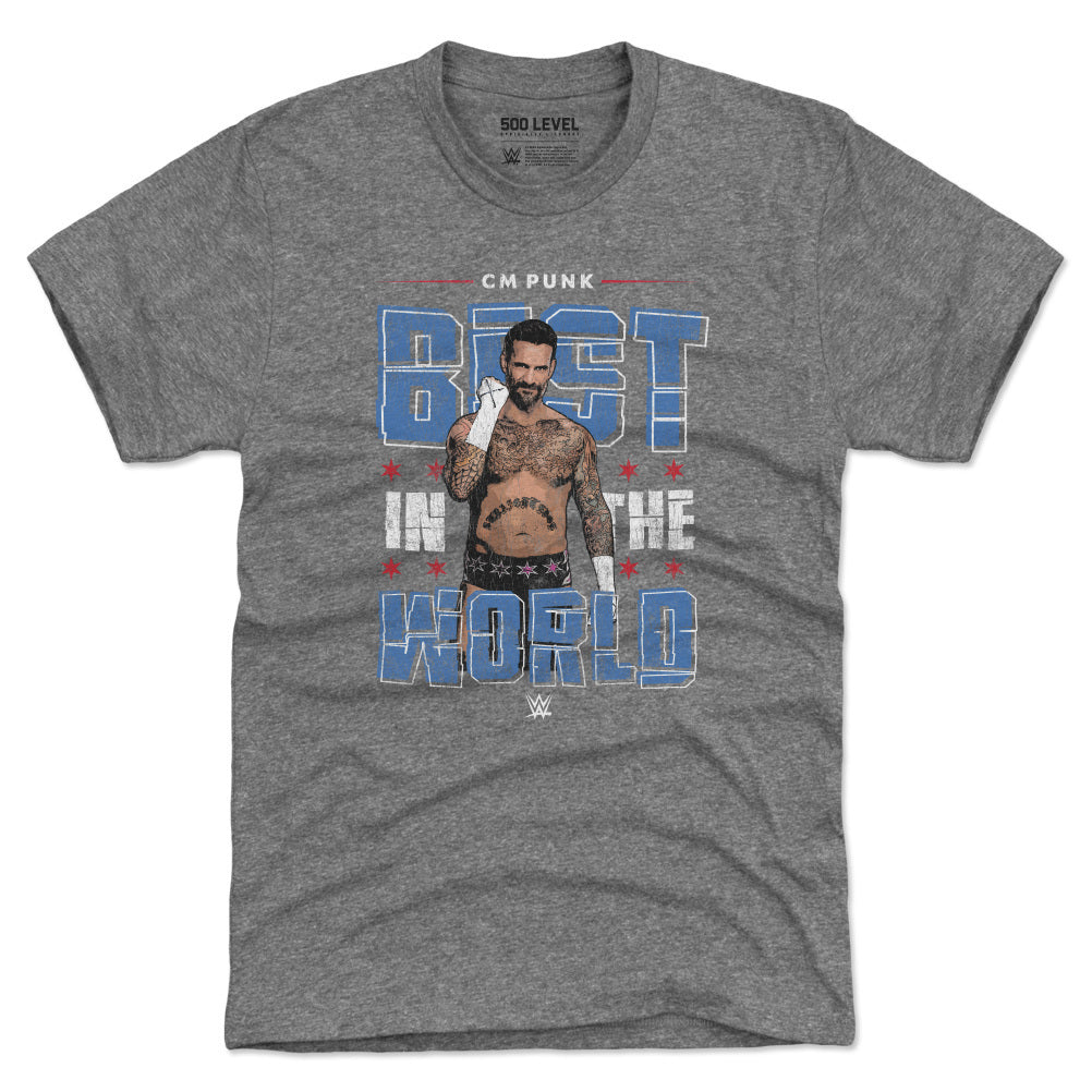 CM Punk Men's Premium T-Shirt | 500 LEVEL