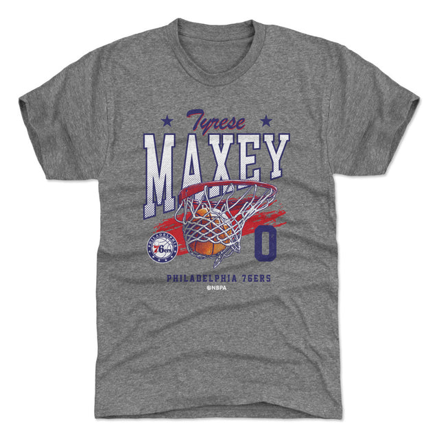 Tyrese Maxey Men's Premium T-Shirt | 500 LEVEL