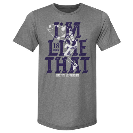 Justin Jefferson Men's Premium T-Shirt | 500 LEVEL