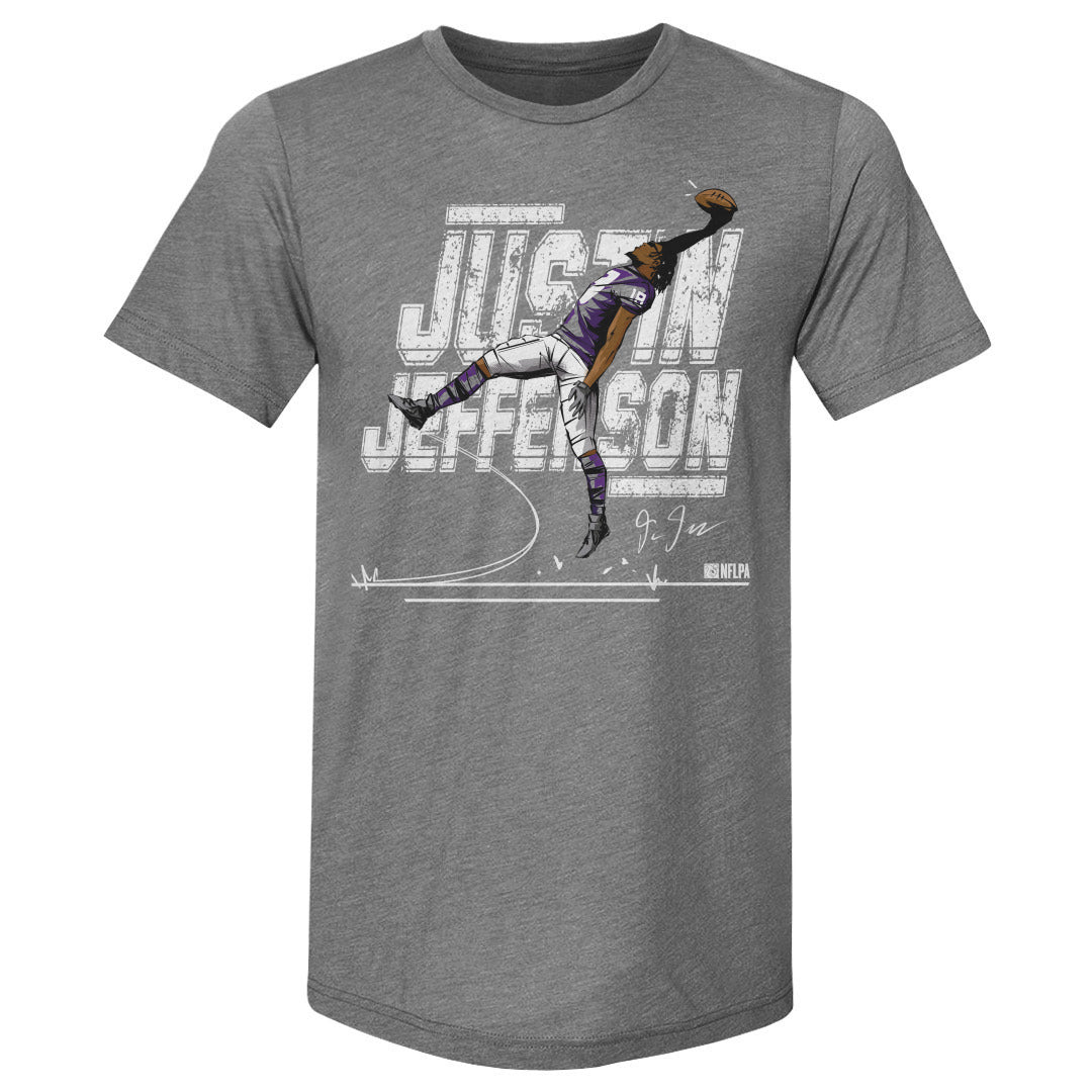 Justin Jefferson Men's Premium T-Shirt | 500 LEVEL