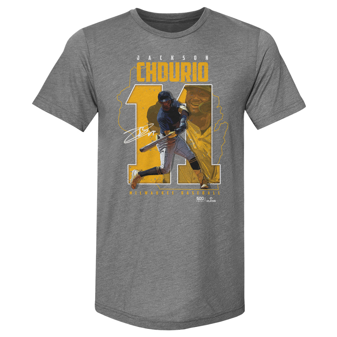 Jackson Chourio Men's Premium T-Shirt | 500 LEVEL