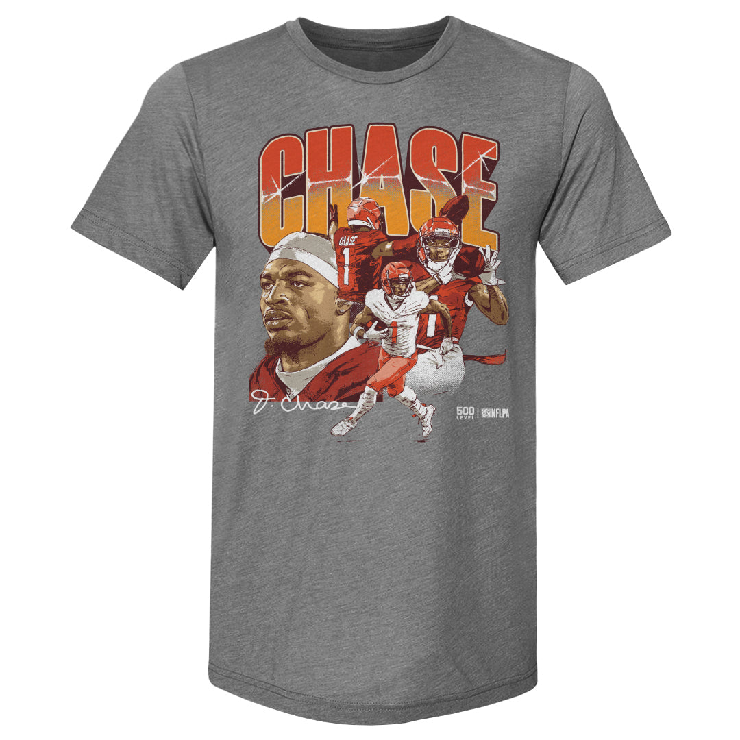 Ja'Marr Chase Men's Premium T-Shirt | 500 LEVEL