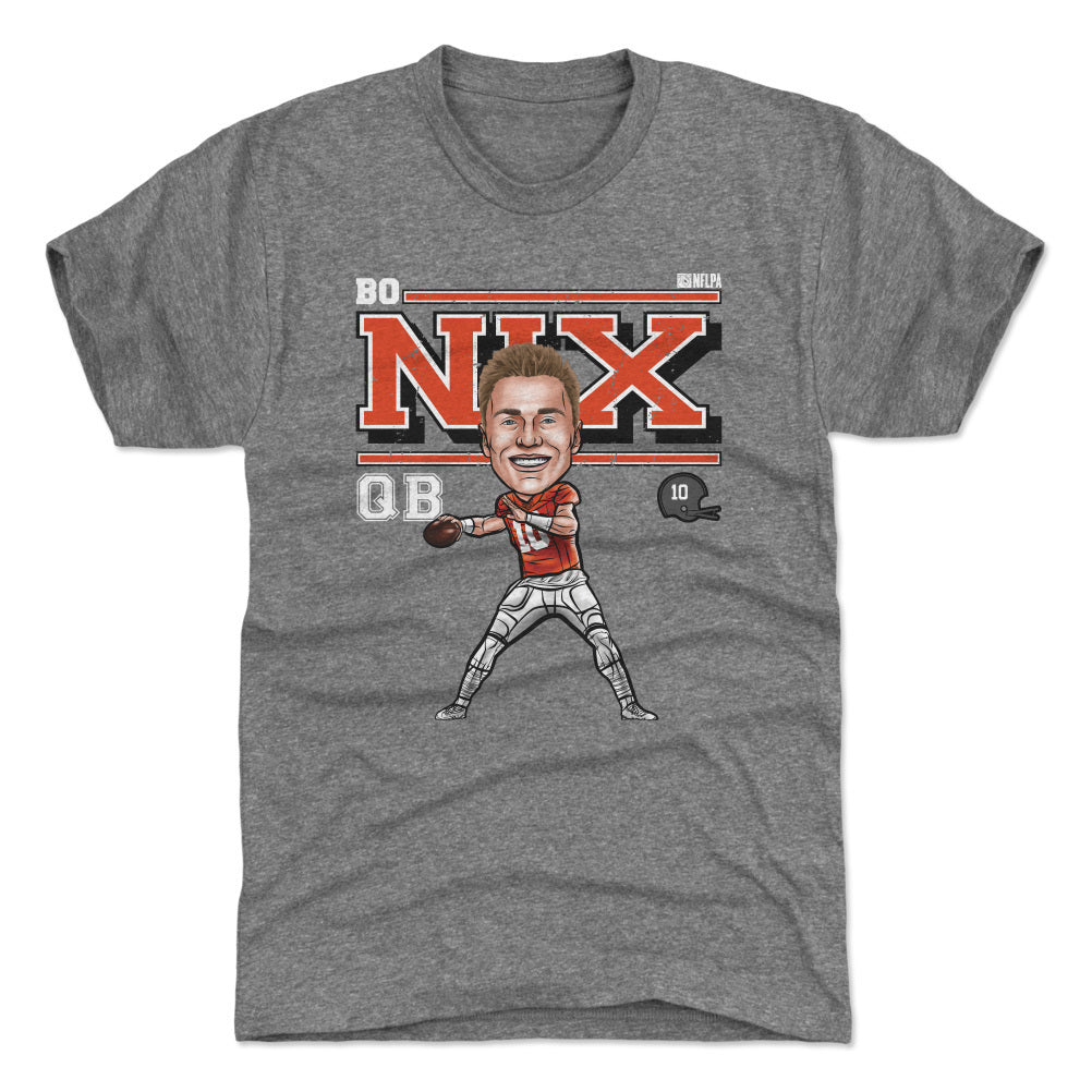 Bo Nix Men's Premium T-Shirt | 500 LEVEL