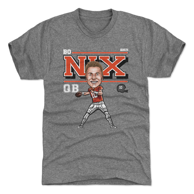 Bo Nix Men's Premium T-Shirt | 500 LEVEL