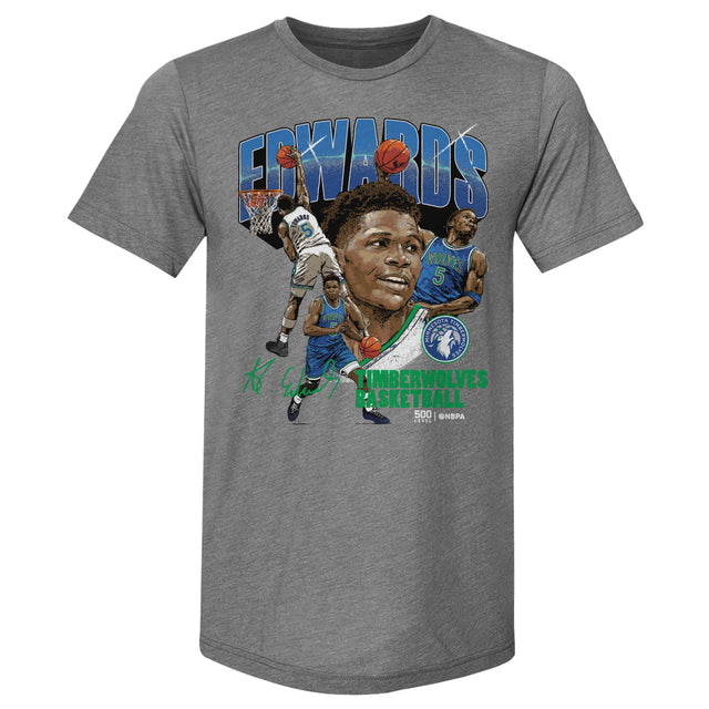 Anthony Edwards Men's Premium T-Shirt | 500 LEVEL