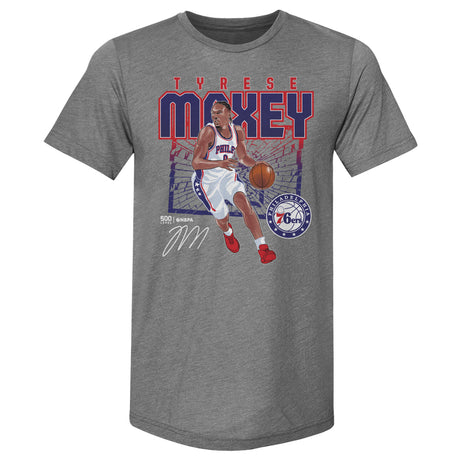 Tyrese Maxey Men's Premium T-Shirt | 500 LEVEL
