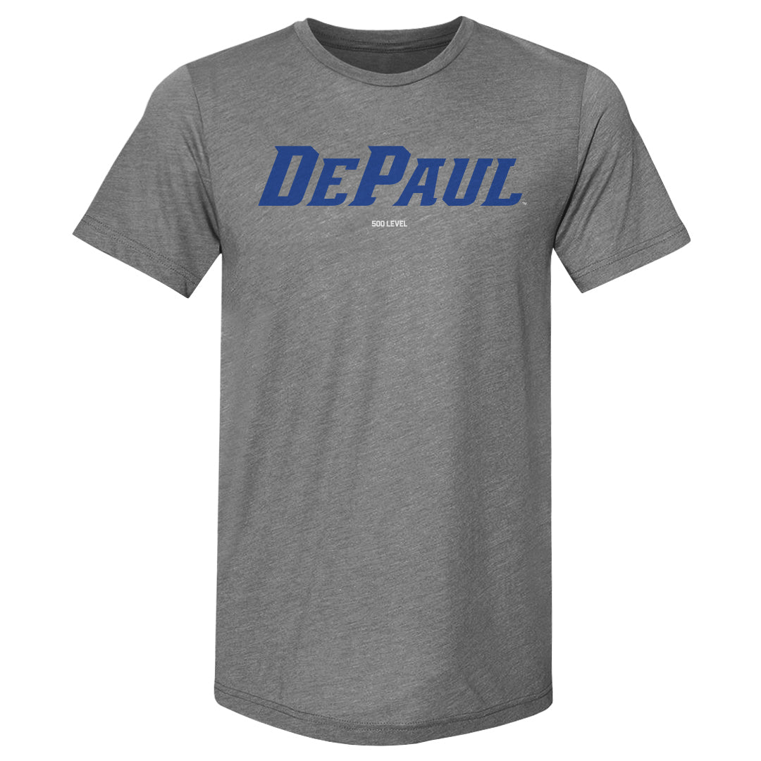 DePaul Blue Demons Men's Premium T-Shirt | 500 LEVEL