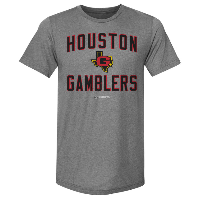 Houston Gamblers Men's Premium T-Shirt | 500 LEVEL