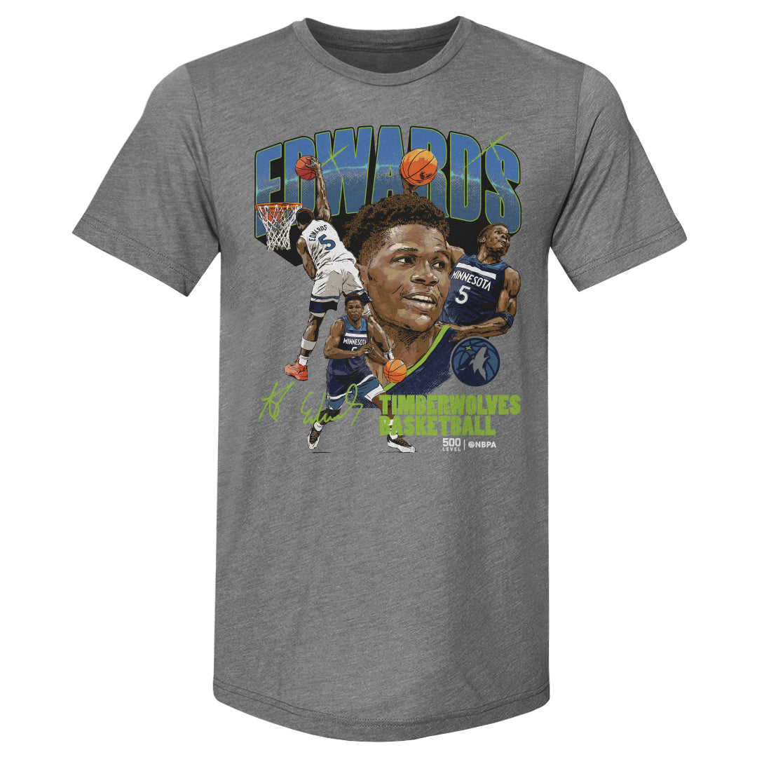 Anthony Edwards Men's Premium T-Shirt | 500 LEVEL