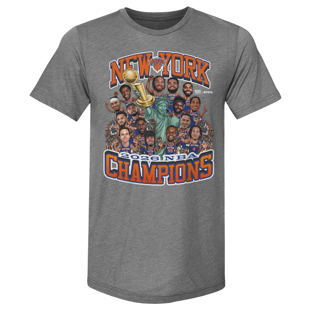 New York Knicks NBA Finals 2026 Champions Caricature Men's Premium