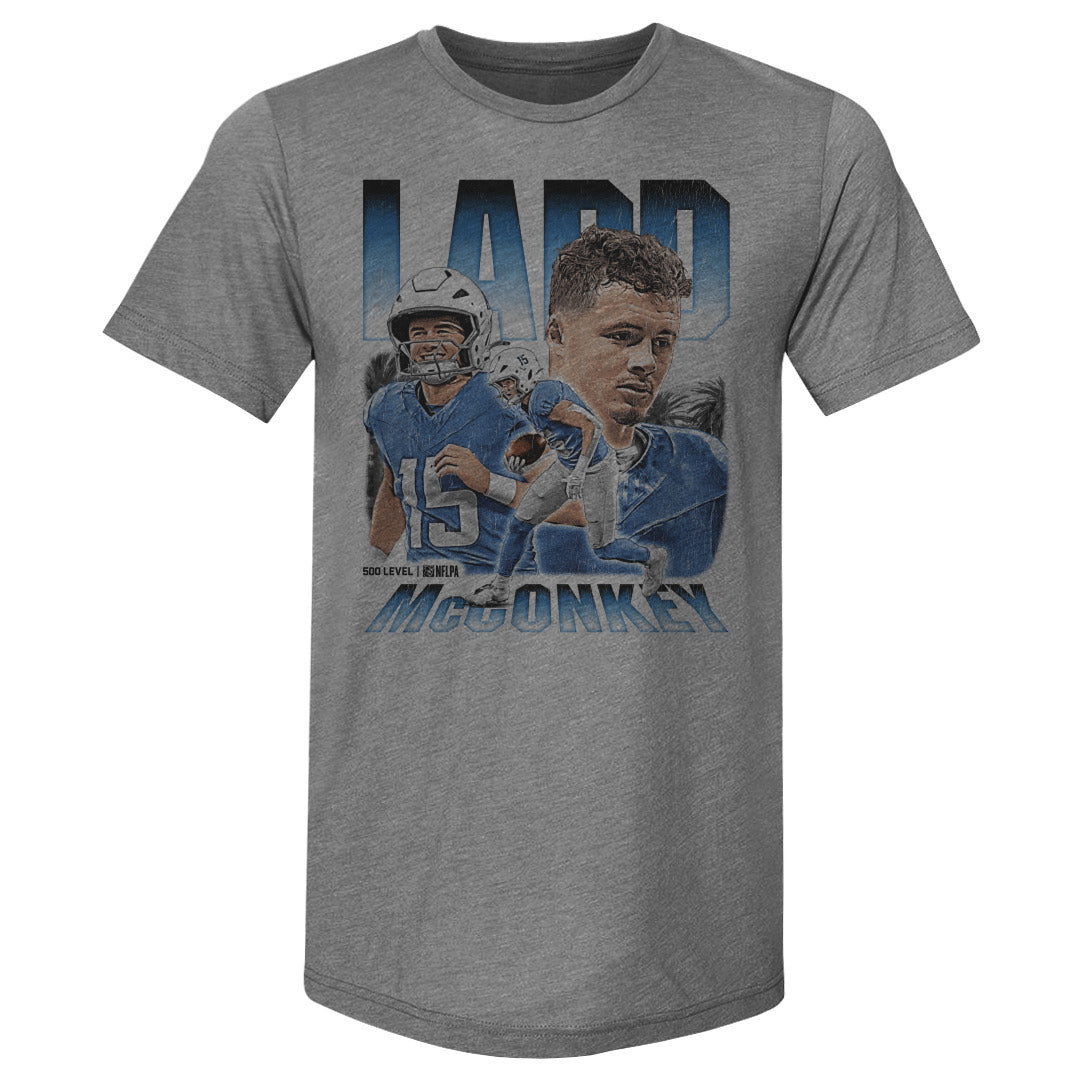 Ladd McConkey Men's Premium T-Shirt | 500 LEVEL