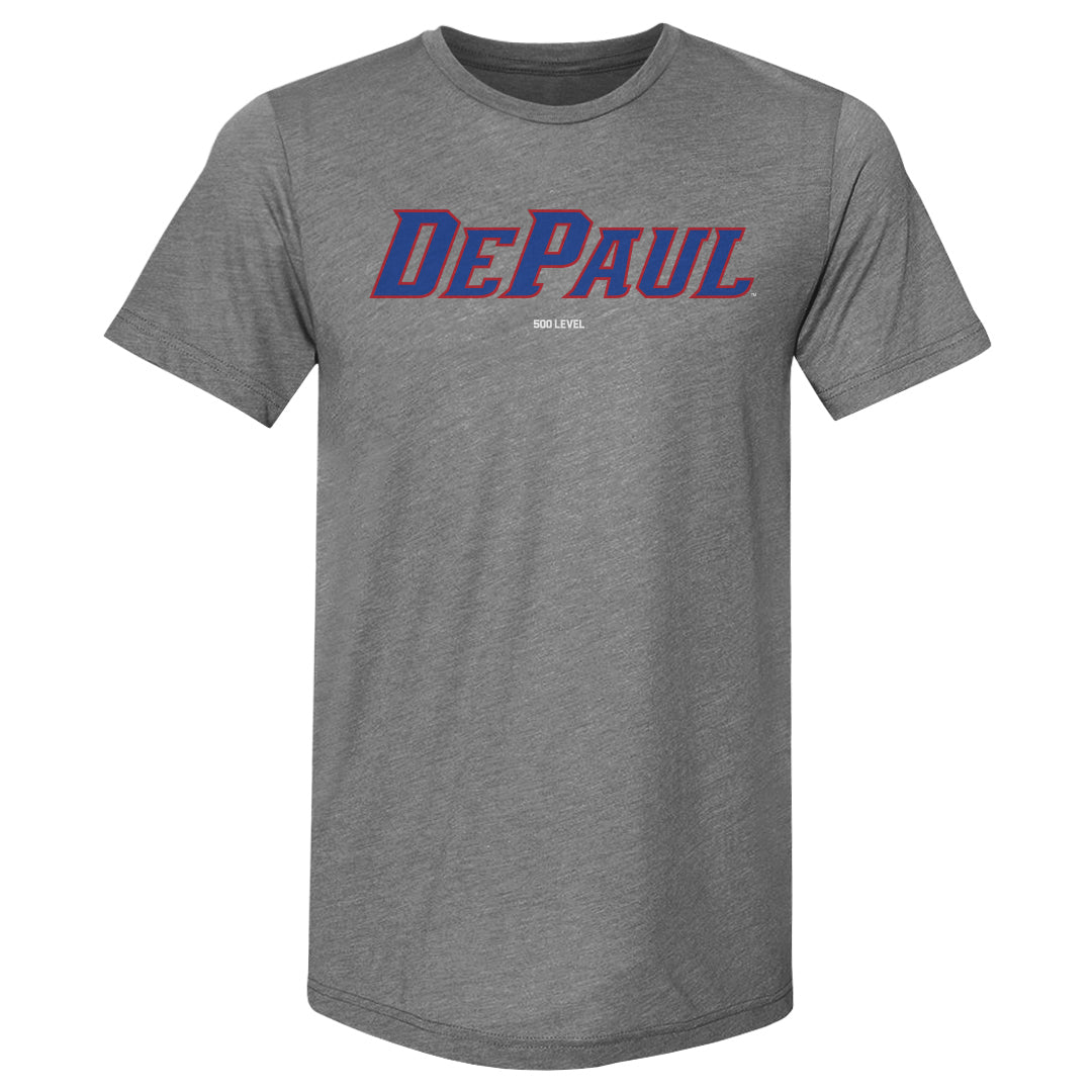 DePaul Blue Demons Men's Premium T-Shirt | 500 LEVEL