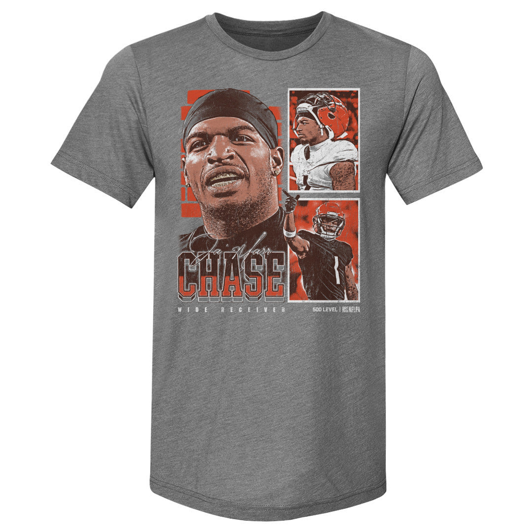 Ja'Marr Chase Men's Premium T-Shirt | 500 LEVEL