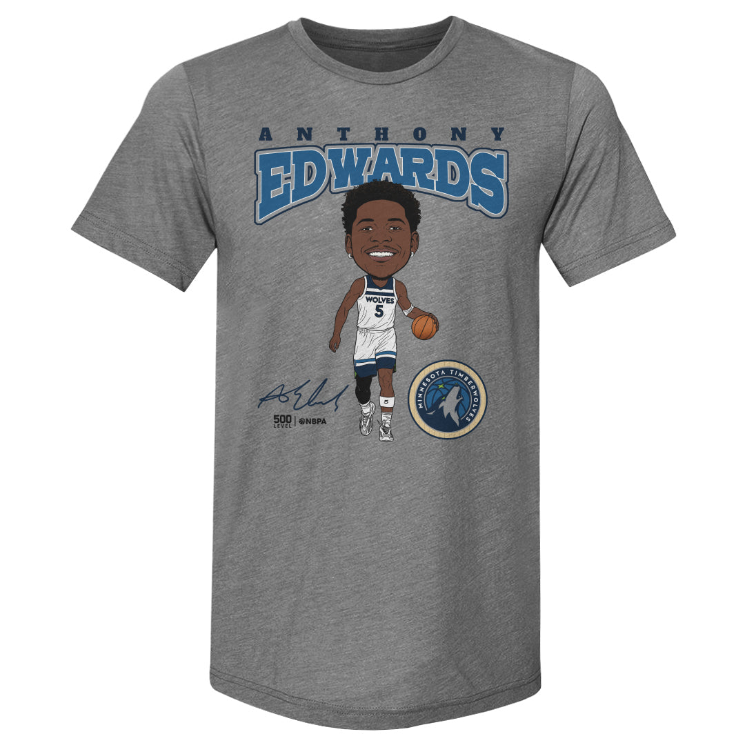 Anthony Edwards Men's Premium T-Shirt | 500 LEVEL