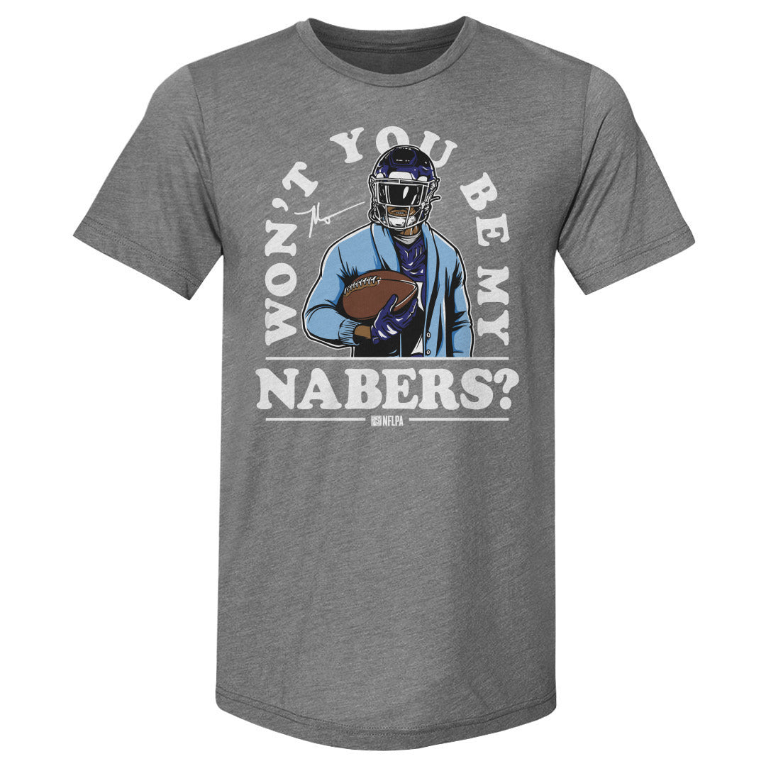 Malik Nabers Men's Premium T-Shirt | 500 LEVEL