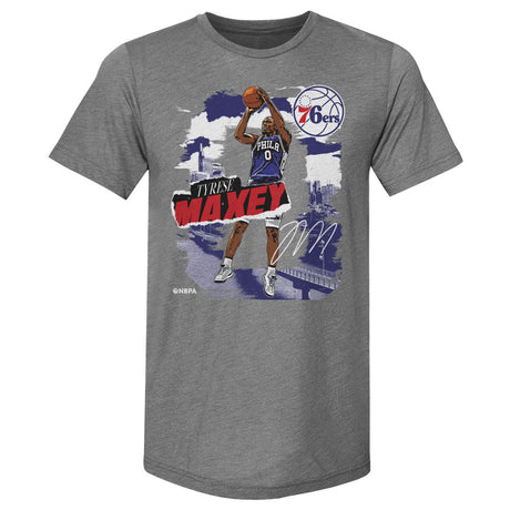 Tyrese Maxey Men's Premium T-Shirt | 500 LEVEL