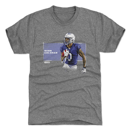 Keon Coleman Men's Premium T-Shirt | 500 LEVEL