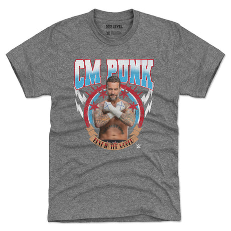 CM Punk Men's Premium T-Shirt | 500 LEVEL
