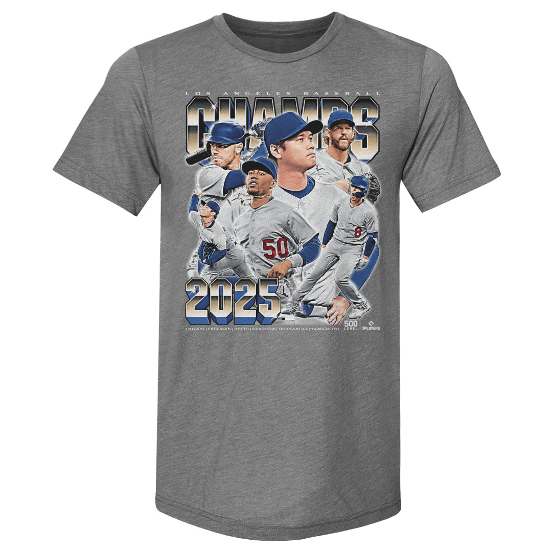 Los Angeles D Baseball Men's Premium T-Shirt | 500 LEVEL