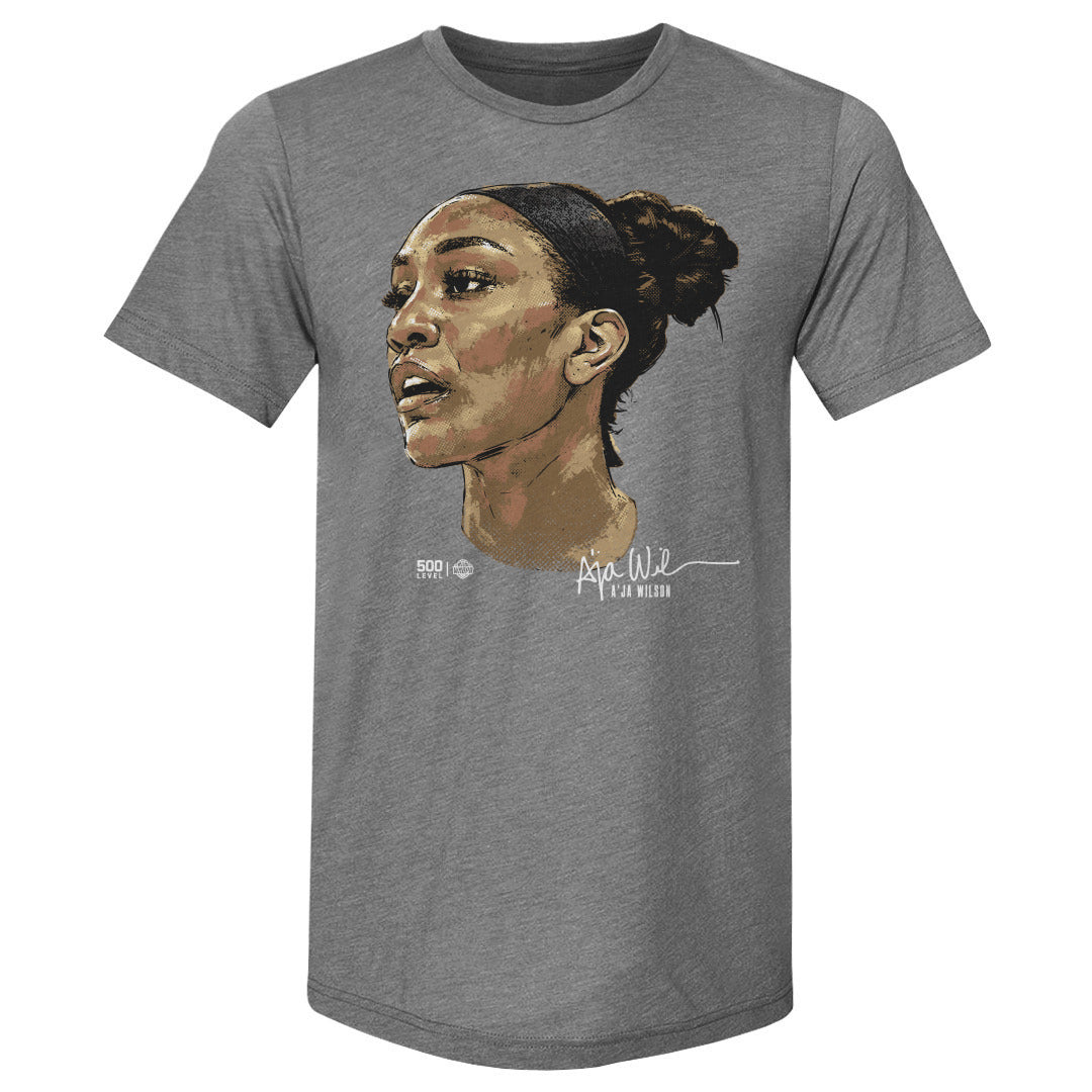 A'ja Wilson Men's Premium T-Shirt | 500 LEVEL