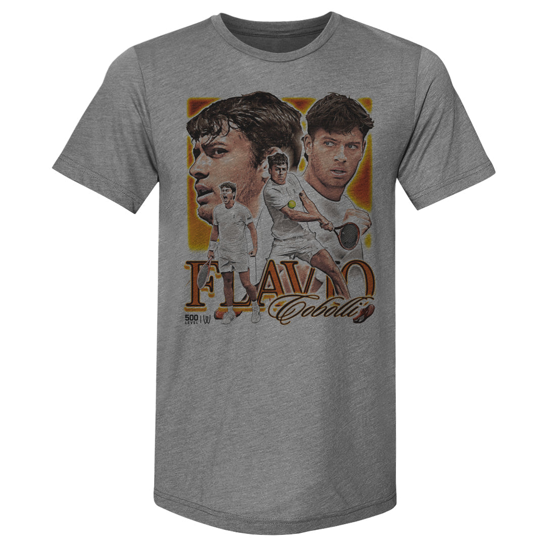 Flavio Cobolli Men's Premium T-Shirt | 500 LEVEL