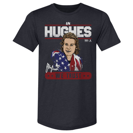Jack Hughes Men's Premium T-Shirt | 500 LEVEL